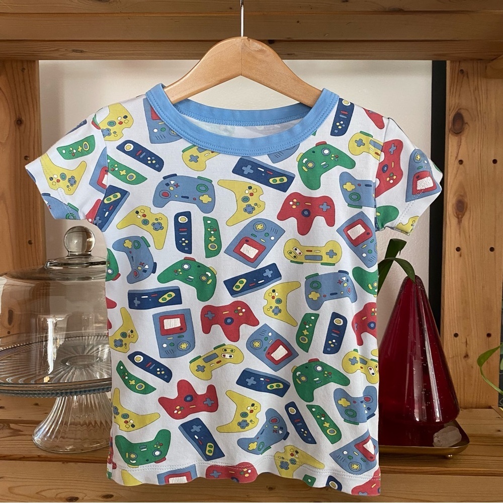 Magnolia Baby Boys Gamer Short Sleeve Pajama Set 6 - Picture 2 of 15
